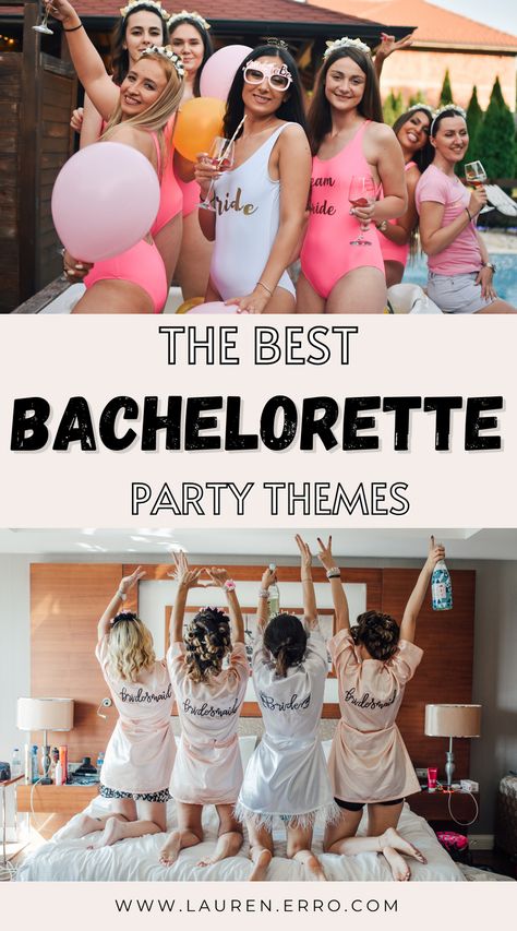 This post has some amazing and fun Bachelorette Party Ideas! From colorful themes to playful games, there are so many ideas in this post to get your party started! | Bachelorette party themes | Bachelorette party games. Bachelorette Party Themes Non Alcoholic, May Bachelorette Party Ideas, Planning A Bachelorette Party Weekend, Bachelorette Trip Themes Ideas, Bachelorette Activities At Home, Non Drinking Bachelorette Party Ideas, Funny Bachelorette Party Themes, Bachelorette Party Themes Funny, Non Traditional Bachelorette Party