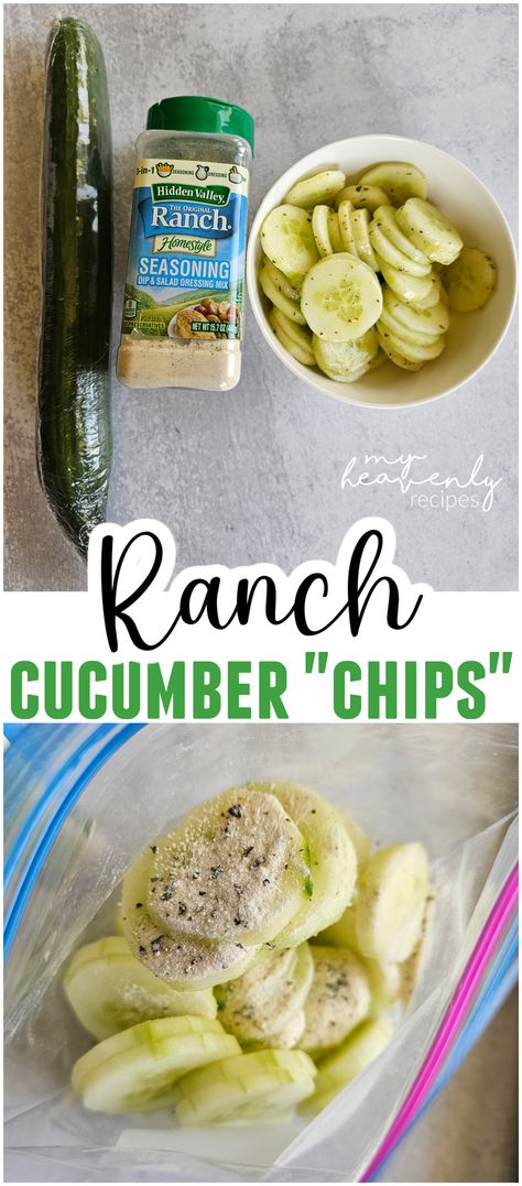 Cucumber Chips, Easy Healthy Meal, Quick Healthy Snacks, Snacks Easy, Veggie Snacks, Easy Healthy Meal Prep, Summer Snacks, Healthy Snacks Easy, Snacks Recipes