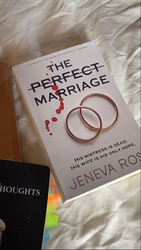 The Perfect Marriage Book Aesthetic, The Perfect Marriage Book, Perfect Marriage Book, Novel Books Aesthetic, Thriller Romance Books, Jeneva Rose, Romantic Books To Read, Book Pillows, The Perfect Marriage