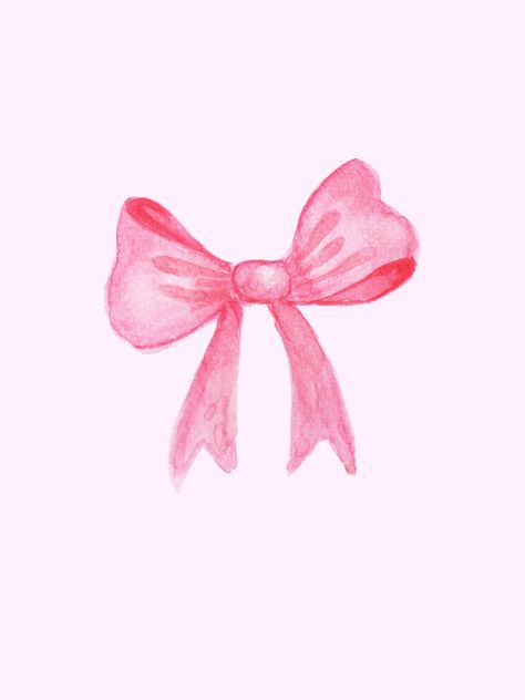 Pink Bow Print perfect for dorms, bedrooms, and living spaces! Pink Asthetics Wallpaper, Pink Wallpaper Ipad, Bow Wallpaper, Pink Wallpaper Girly, Pink Wallpaper Backgrounds, Soft Pink Theme, Gradient Print, Pink Images, Iphone Wallpaper Fall