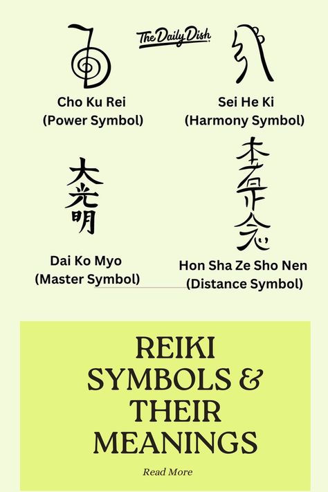 Usui Reiki Symbols & Their Meanings Signs And Symbols Meaning, Reiki Symbols Meaning, Harmony Symbol, Cho Ku Rei, Reiki Room, Healing Symbols, Usui Reiki, Learn Reiki, Reiki Healer