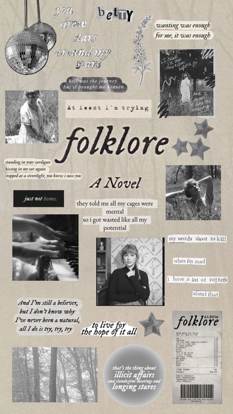 folklore>>> #wallpaper #folklore #taylorswift #aesthetic #love #vibes #vintage Folklore Aesthetic Stickers, Folklore Emojis, Folklore Wallpaper Aesthetic, Folklore Receipt, Folklore Stickers, Folklore Wallpaper, Homemade Phone Cases, Folklore Aesthetic, Collage Iphone Case