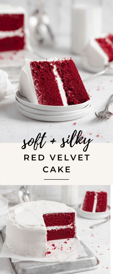 Best Red Velvet Cake, Broma Bakery, Red Velvet Cake Recipe, Velvet Cake Recipes, Red Velvet Cheesecake, Layer Cake Recipes, Cake Recipes From Scratch, Homemade Cake Recipes, Best Cake Recipes