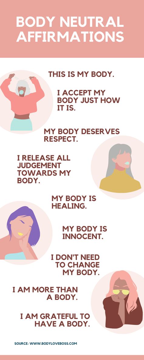 Neutrality Quotes, Neutral Affirmations, Peace Affirmations, Body Neutrality, Body Image Quotes, Positive Feelings, Body Positive Quotes, Body Positivity Art, Love Your Body