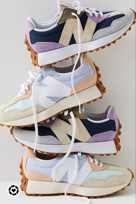 New colors in the best selling new balance 327 sneakers, new balance tennis shoes Follow my shop @Femmepetal1 on the @shop.LTK app to shop this post and get my exclusive app-only content! #liketkit #LTKshoecrush #LTKunder100 #LTKfit @shop.ltk https://liketk.it/3EIru Shoes Marketing, Colorful Sneakers Women, Nb Shoes, Sneakers New Balance, New Balance Outfit, Colorful Sneakers, New Balance 327, New Balance Women, Blue Sneakers