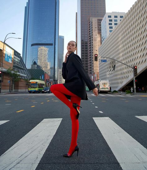 My work with beautiful @nina.pvl Legging Heels Outfit, Nyc Fashion Photography, Heel Poses, Crazy Photoshoot Ideas, American Photoshoot, Editorial Shoot Ideas, Poses In Studio, Heels Poses, Bold Poses