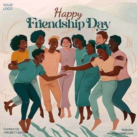 Vector happy friendship day post banner ... | Premium Vector #Freepik #vector Friendship Day Creative Post, Friendship Day Story, Friendship Day Post, Design For Social Media, Happy Friendship, Happy Friendship Day, Friendship Day, Vector File, Flyer Design