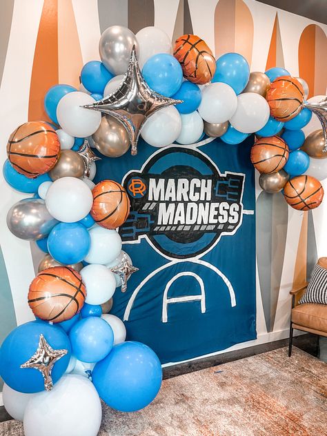 March Madness Birthday Party Ideas, March Madness School Ideas, March Madness 1st Birthday Party, March Madness Baby Shower Ideas, March Madness Theme Party, March Madness First Birthday Party, March Madness Party Decorations, Basketball Presentation, March Madness Birthday Party