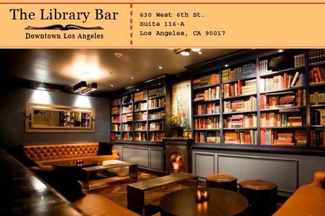 Image result for library in restaurant Basement Library, Bar Library, Library Bar, Book Bar, Library Room, Bar Room, Home Libraries, City Of Angels, Room Pictures