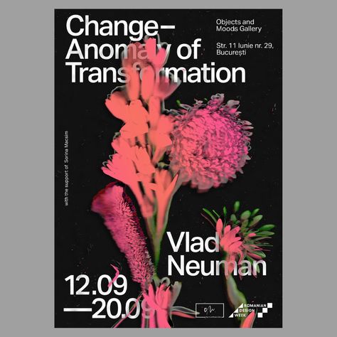 Kunstjournal Inspiration, Exhibition Posters, Flower Graphic Design, Poster Fonts, Art Exhibition Posters, Event Poster Design, Graph Design, Poster Design Inspiration, Grafic Design