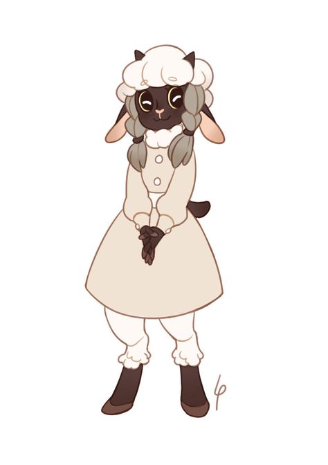 Wooloo by Lisosa Lamb Drawing, Sheep Drawing, Sheep Illustration, Pokemon Gijinka, Sheep Art, Character Designer, Cute Sheep, Pokemon Art, Cartoon Art Styles