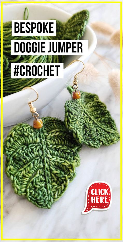 crochet Flirty Foliage Monstera Leaf easy pattern - Easy Crochet Leaf Pattern for Beginners. Click to Try the Pattern #Leaf #crochetpattern #crochet via @shareapattern.com Crochet Palm Leaf, Easy Crochet Leaf, Crochet Leaf Keychain, Simple Crochet Leaf Pattern, Small Leaf Crochet Pattern, Crochet Monstera Leaf Earrings Free Pattern, Crochet Leaf Earrings Free Pattern, Crochet Leaf Bracelet, Crochet Monstera Leaf Free Pattern