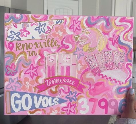 Tennessee, Paintings, Instagram Photos, Canvas, Pink, Instagram