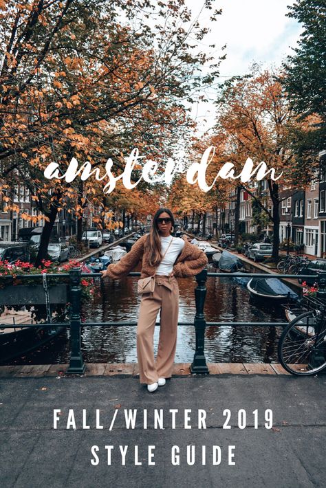 what to pack for a trip to amsterdam in the fall or winter, cute trendy fall outfits for 2019 City Break Outfit Autumn, Tourism Outfit, Amsterdam Fall, Europe Winter Outfits, Amsterdam Street Style, Italy Fall, Amsterdam Pictures, Parque Guell, Amsterdam Outfit