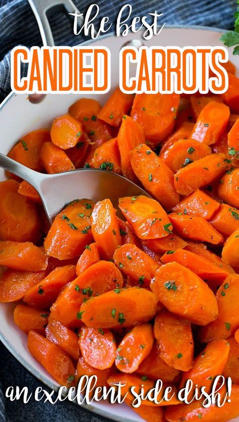 Sweet Glazed Carrots, Candy Carrots Recipe, Carrot Recipes Side Dishes, Carrot Dishes, Carrots Side Dish, Sliced Carrots, Glazed Carrots Recipe, Candied Carrots, Easy Vegetable Recipes