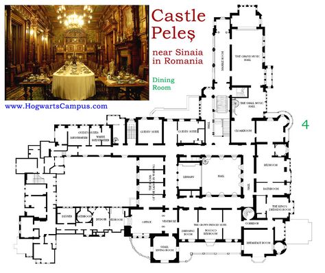 CASTLE PELES second floor Houses Blueprints, Castle Layout, Castle Floor Plan, Mansion Homes, Castle Plans, Balmoral Castle, Architecture Blueprints, Peles Castle, Minecraft Houses Blueprints