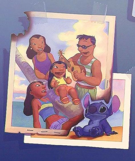 Family Lilo And Stitch 3, Lilo Y Stitch, Lilo Et Stitch, Film Anime, Ohana Means Family, Walt Disney Animation, Disney Addict, Lilo Stitch, Disney Lilo