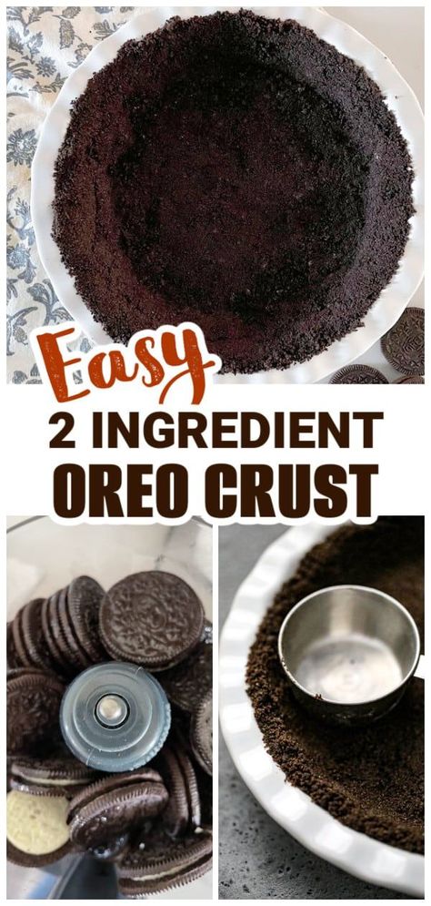 Get ready to be the star of your next dinner party or family gathering with this mouthwatering Divine Oreo Pie Crust! Packed with delicious chocolate and creamy Oreo filling, this homemade pie crust recipe is easy, scrumptious, and perfect for every dessert lover. Don't wait any longer - dive into Slice of Heaven! No Bake Pie Crust, Oreo Crust Recipe, No Bake Oreo Pie, Oreo Cookie Pie, Oreo Pie Crust, No Bake Pie, Chocolate Pie Crust, Oreo Pie, Cheesecake Crust