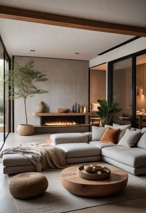 37 Cozy Contemporary Living Room Ideas: Modern Elegance 11 Modern Scandinavian Living Room Ideas, Minimalist Lounge Room, Urban Style Living Room, Cozy Contemporary Living Room, Urban Modern Interior Design, Minimalist Lounge, Modern Design Interior, Cozy Contemporary, Japandi Living Room