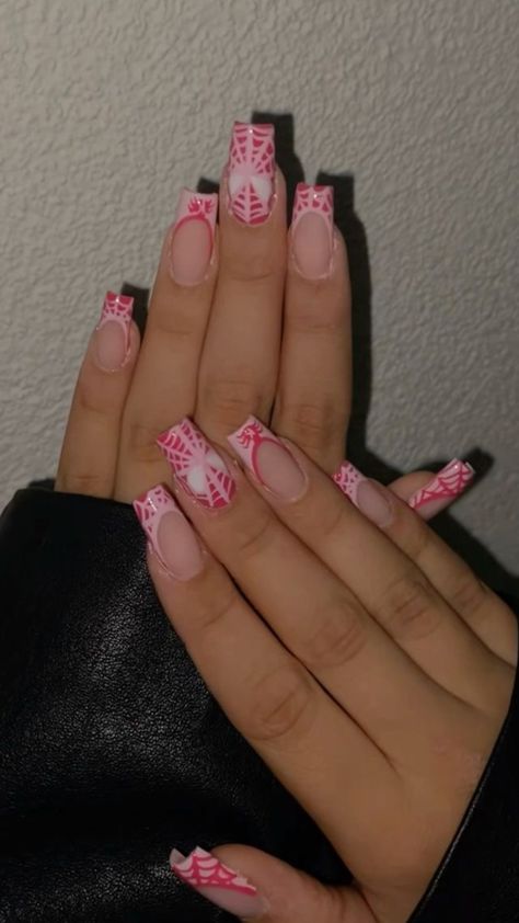 Paznokcie Hello Kitty, Fake Nails Designs, Cute Simple Nails, Simple Gel Nails, Girly Acrylic Nails, Hello Kitty Nails, Short Square Acrylic Nails, Acrylic Nails Coffin Pink, Unique Acrylic Nails