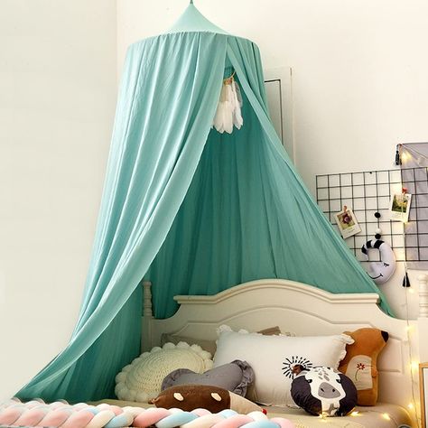 PRICES MAY VARY. SKIN-FRIENDLY & SOFT FABRIC ➤ The excellent princess bed canopy is made of 100% high-quality polyester fabric, soft, comfortable, breathable, lightweight, shading and durable. Creating a stunning and dreamy fairy tale castle canopy for girls bed, allows your little girl or boy have a cool sleeping environment, also as a perfect decoration for room. The kid canopy is suitable for all year round, suitable for machine washing or hand washing. KID'S SECRET GARDEN CANOPY ➤ Creating a Reading Nook Canopy, Tent Home, Mosquito Net Baby, Baby Bed Canopy, Corner Bed, Princess Canopy Bed, Hanging Tent, Bed In Corner, Curtain Hanging