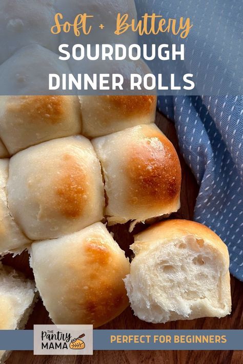 Soft sourdough dinner rolls that can be used in a variety of ways. This recipe is a true sourdough recipe and also egg free. Sour Dough Buns Dinner Rolls, Soft Sourdough Dinner Rolls Pantry Mama, Pantry Mama Sourdough Rolls, Pantry Mama Sourdough Dinner Rolls, Pantry Mama Sourdough Recipes, Sourdough Soft Dinner Rolls, Sour Dough Dinner Rolls Recipe, Sour Dough Dinner Roll Recipe, Easy Sourdough Dinner Rolls - Soft And Fluffy