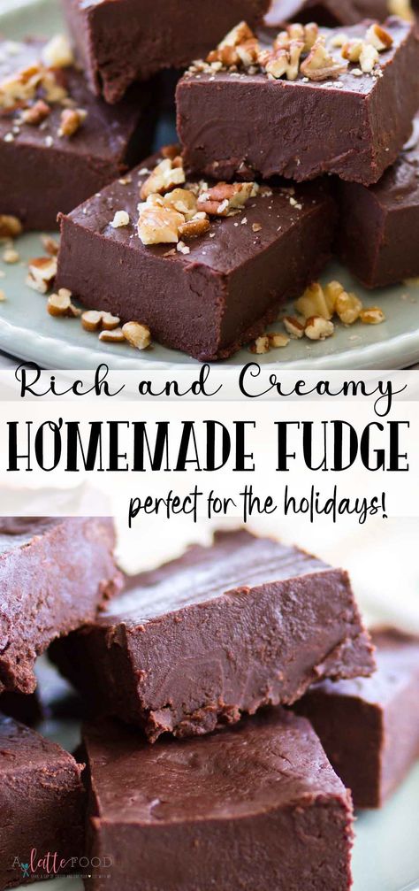 Homemade fudge has never been easier than with this creamy, easy chocolate fudge recipe! It's only 4 ingredients made of sweetened condensed milk, chocolate chips, cocoa powder, and butter. French Fudge Recipe, Chocolate Fudge With Sweetened Condensed Milk, Best Fudge Recipes Condensed Milk, Sweetened Condensed Milk Recipes Easy Fudge, Condensed Milk Gluten Free Recipes, Fudge Recipes No Condensed Milk, Chocolate Fudge Sweetened Condensed Milk, Smooth Fudge Recipe, Soft Creamy Fudge Recipes