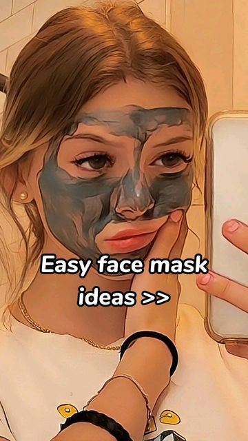 Face Mask Ideas, Beginner Skin Care Routine, Teen Stuff, Face Skin Care Routine, Skin Face Mask, Diy Skin Care Routine, Natural Face Skin Care, Mask Ideas, Good Skin Tips