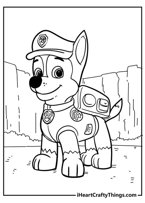 Paw Patrol Coloring Pages Paw Patrol Printables Free, Paw Patrol Printable, Paw Patrol Tracker, English Comics, Sky Paw Patrol, Paw Patrol Printables, Ryder Paw Patrol, Anime English, Everest Paw Patrol