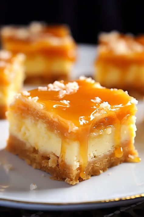 Ooey Gooey Salted Caramel Butter Cake Bars - That Oven Feelin Gooey Salted Caramel Chocolate Chip Cookie Bars, Chess Bars Recipe Gooey Butter Cake, Dessert Recipes Using Heavy Cream, Old Fashioned Caramel Cake, Gooey Dessert Recipes, Recipes Using Caramel Bits, Caramel Recipes Desserts, Carmel Desserts Ideas, Salted Caramel Butter Cake