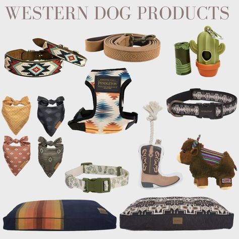 #westernfinds #westerndog #dogs #farmhouse #farmhousedecor #affiliatelink #pendelton #leash #collar #dogbandana #dogtoys #ltk #amazon #petco #tillys #chewy #cowboyboot #doglovers Western Dog Toys, Western Dog Accessories, Things For Dogs, Cute Dog Stuff, Illustration Career, Western Dog Collars, Puppy Items, Spoiled Dogs, Dog Clothes Diy