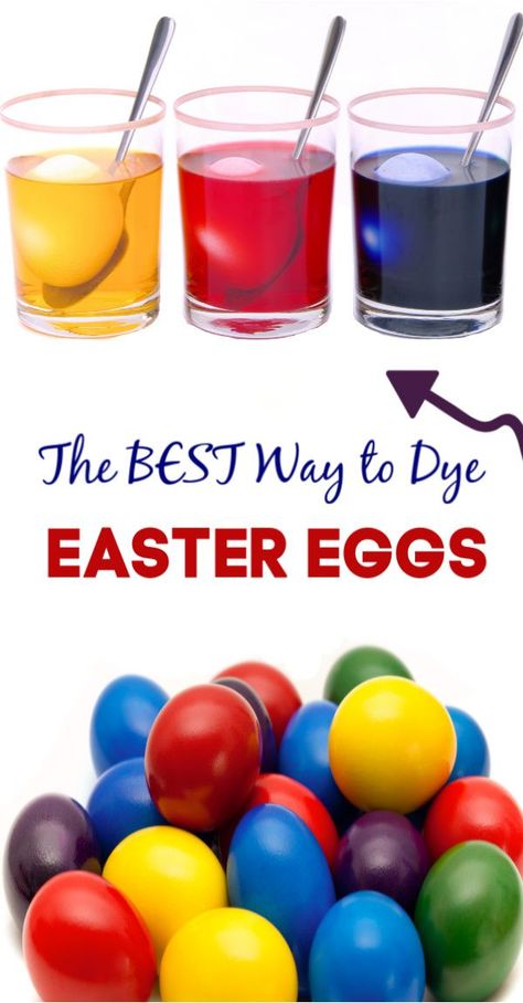 Dye Eggs With Food Coloring, Dye Eggs, Dyed Eggs, Dye Easter Eggs, Recipe Tutorial, Egg Dye, Easter Egg Dye, Easter Eggs Diy, Coloring Easter Eggs