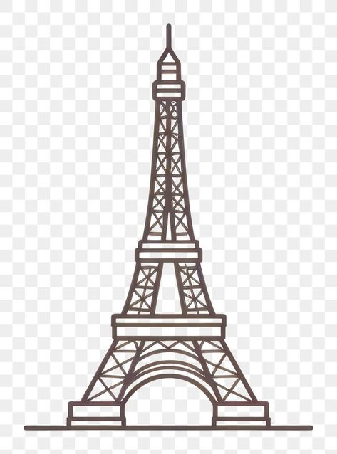 Skyscraper Drawing, Landmarks Drawing, Drawing Of The Eiffel Tower, Eiffel Tower Sketch, Eiffel Tower Architecture, Tower Sketch, Eiffel Tower Illustration, Tower Drawing, Eiffel Tower Drawing