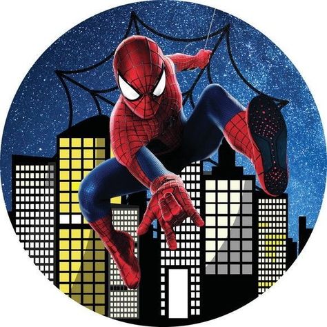 Spiderman Birthday Party Decorations, Spiderman Stickers, Image Spiderman, Spiderman Birthday Party, Spiderman Birthday, Fashion Art Illustration, Birthday Party Decorations, Cake Toppers, Spiderman