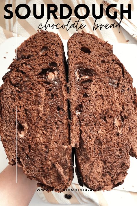 Chocolate Sourdough Bread Recipe, Bread Recipe Sourdough, Chocolate Sourdough Bread, Chocolate Desserts Fancy, Chocolate Sourdough, Bread Dough Recipe, Sourdough Bread Starter, Waffle Ingredients, Sourdough Starter Discard Recipe