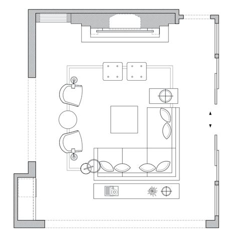 Living Room Designs Floor Plan, Open Floor Plan Layout Furniture, Living Room Rendering Interior Design, Living Room Plan With Dimensions, Study Room Floor Plan, Floor Plans With Fireplace, Living Room Plan Layout, Living Room Floor Plan Layout, Furniture Layout For Living Room