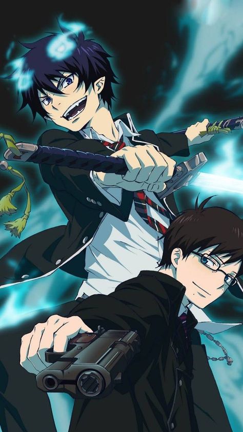 Rin Blue Exorcist Wallpaper, Popular Anime Wallpaper, Rin Okumura Wallpaper, The Blue Exorcist, Blue Exorcist Wallpaper, Blue Exorcist Characters, Blue Exorcist Yukio, Blue Exorcist Rin, Blue Exorcist Anime