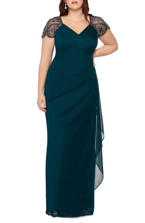 Plus-Size Dresses | Nordstrom Plus Size Evening Gown, Classy Gowns, Sukienki Plus Size, Evening Dress Collection, Plus Size Gowns, Gown Plus Size, Mother Of Groom Dresses, Evening Dresses Plus Size, Latest African Fashion Dresses