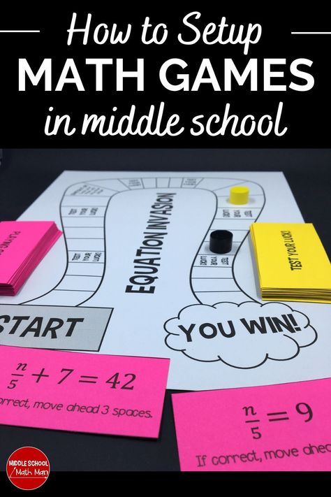 Ideas for using these fun math games in your middle school math classroom. Games can make math fun and engaging for students. Try these creative ideas for math games in the 5th grade, 6th grade, 7th grade, and 8th grade math classroom. Games are a great math activity to use as math centers, as a whole class, or in small groups. Enjoy! Math Game Project Ideas, 6th Grade Math Projects Middle School, Fun Math Projects Middle School, Math Games For Middle School, Middle School Math Games, Middle School Math Classroom Setup, Classroom Games For Middle School, Middle School Math Games Free, Engaging Math Activities Middle School