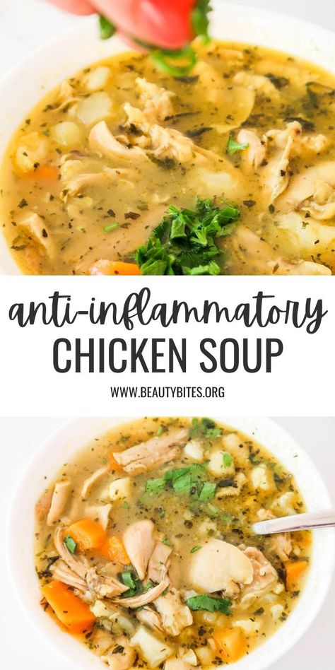 Holiday Soups, Eat Natural, Inflammation Diet Recipes, Chicken Vegetable Soup Recipes, Zucchini Aubergine, Anti Inflammation Recipes, Vegetable Soup With Chicken, Homemade Soup Recipe, Vegetable Soup Recipes