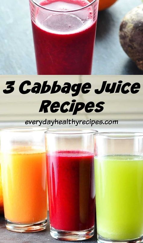 Cabbage Juice For Ulcers, Cabbage Juice Recipe, Cabbage Smoothie, Brat Diet, Cabbage Juice, Juice Smoothies Recipes, More Veggies, Juicy Juice, Juicer Recipes