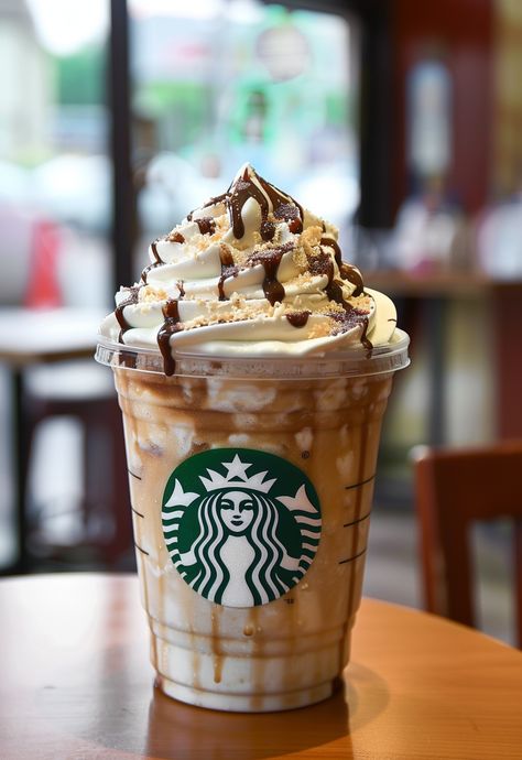 Learn How to Cook Starbucks Frappuccino Recipe For Free | Recipes You'll Love, Made Easy! Starbucks Frappuccino Recipe, Café Starbucks, Greek Recipe, Homemade Frappuccino, Frappuccino Recipe, Easy Coffee Recipes, Ice Milk, Starbucks Frappuccino, Refreshing Food