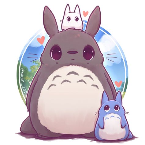 Totoro! 💕✨ did we ever find out what the little ones were called? :3 I don’t remember 😅 My neighbour Totoro is such a sweet movie 💕 • #totoro #myneighbortotoro #totoroart #ghibli #studioghibli #ghibliart #studioghibliart #cute #kawaii #chibi #anime #japan #instaart #instaartist #instadaily #illustration #illustrationoftheday #digitalpainting #digitalart Totoro Drawing, Miyazaki Anime, Totoro Art, Arte Doodle, Cute Kawaii Animals, Cute Animal Drawings Kawaii, Studio Ghibli Art, Ghibli Art, Cute Kawaii Drawings