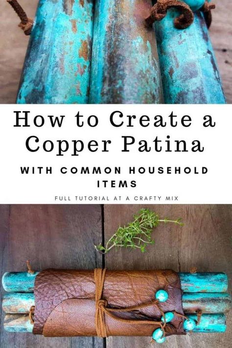 How To Patina Copper, Leather Trivet, Patina Diy, Trivets Diy, Black Smith, Patina Paint, Patina Metal, Patina Copper, Copper Decor