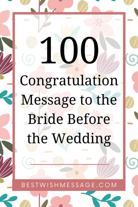 💖 To the stunning bride-to-be, as you step into this new chapter of your life, may it be as beautiful as you've always dreamed. ✨ Wishing you endless happiness and love on your wedding day and beyond. #BrideGoals #WeddingDreams #HappilyEverAfter #BridalInspiration #CongratulationsBride Quotes For The Bride To Be, Bride To Be Cards Messages, Wishes For Bride To Be Messages, Day Before Wedding Quotes, Bride To Be Quotes Getting Married, Wishes For Bride To Be Quotes, Wedding Day Quotes For The Bride, Bride Quotes Soon To Be, Message For Bride To Be From Friend