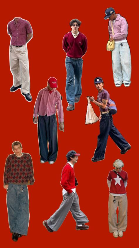 Red outfit inspo for men Red Streetwear Outfit, Outfit Inspo For Men, Streetwear Outfit Men, Streetwear Fashion Men, Red Outfits, Red Streetwear, Mens Outfit Inspiration, Red Fits, Streetwear Men Outfits