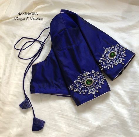 Blouse Work Design Simple, Simple Maggam Work Blouses Blue, Simple Trendy Maggam Work Designs, Simple Muggum Designs, Saree Blouse Embroidery Designs Latest, Simple Work Saree Blouse Designs, Simple And Latest Maggam Works, Blouse Muggum Designs, Maggam Blouses Simple