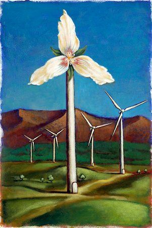 Wind Turbines Art, Pollution Pictures, Desert Tattoo, Wind Drawing, Wind Power Generator, A Level Art Sketchbook, Offshore Wind, Flower Stock, Wind Turbines