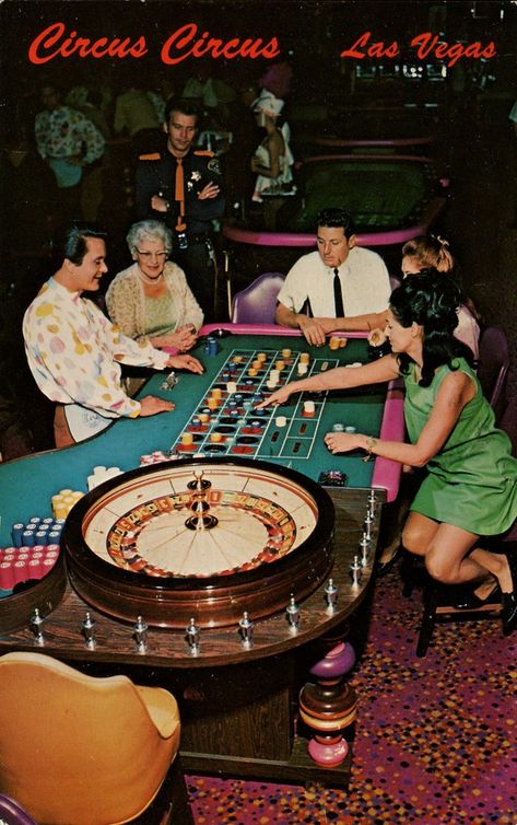 Roulette, Circus Circus, Las Vegas, Nevada Tranquility Base Hotel And Casino, Casino Aesthetic, Old Las Vegas, Vegas Aesthetic, Flamingo Hotel, Roulette Table, Old Vegas, Vintage Vegas, Vegas Theme