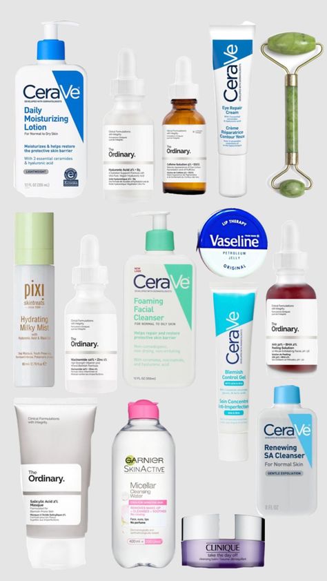 Skin Care Products Cerave, Skin Care Products You Need, Best Skin Care Products 2023, Skin Care Routine Steps Products, Skin Care Cheap, Skin Care Items List, Best Cheap Skin Care Products, Skin Care Needs, Pretty Skin Care Products